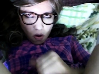 Crossdresser Paulina Doll’s Solo Self-Facial