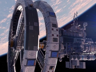 Nexus-3 Sexy busty blonde has best sex in a space station