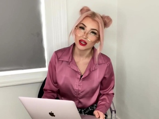 Cute bae in glasses commeting small dick