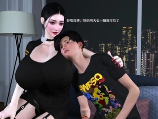 Two 3d cartoon cuties are ready for their bath