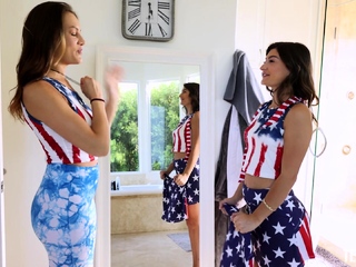 Teen blowjob threesome