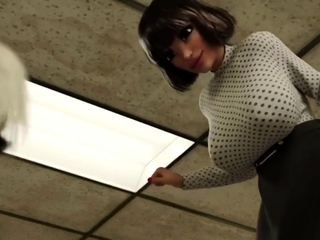 Monster FUTA Cock and Female Teacher