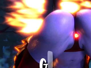 The Hottest Pole Dance Ever 3D Animation by Chikipiko