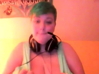 Busty BBW Amateur Babe on Webcam